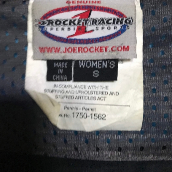Joe rocket ladies motorcycle jacket - Picture 3 of 3